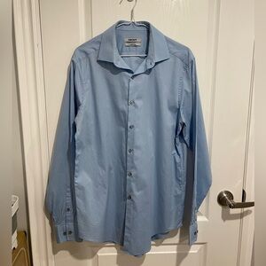 DKNY Men's Light Blue Dress Shirt